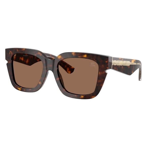 New BURBERRY Havana Square BE4453 3002/73 Sunglasses Women - Picture 1 of 7